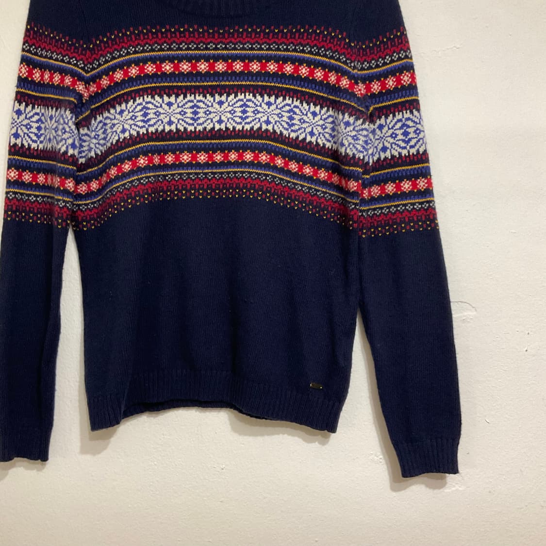 타미 힐피거 엘보 패치 페어아일 니트 상품이미지3