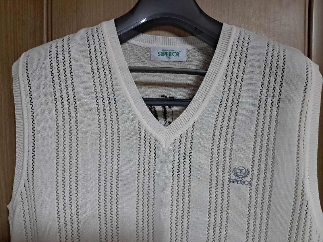 슈페리어 골프 니트 조끼 남성100 상품이미지4