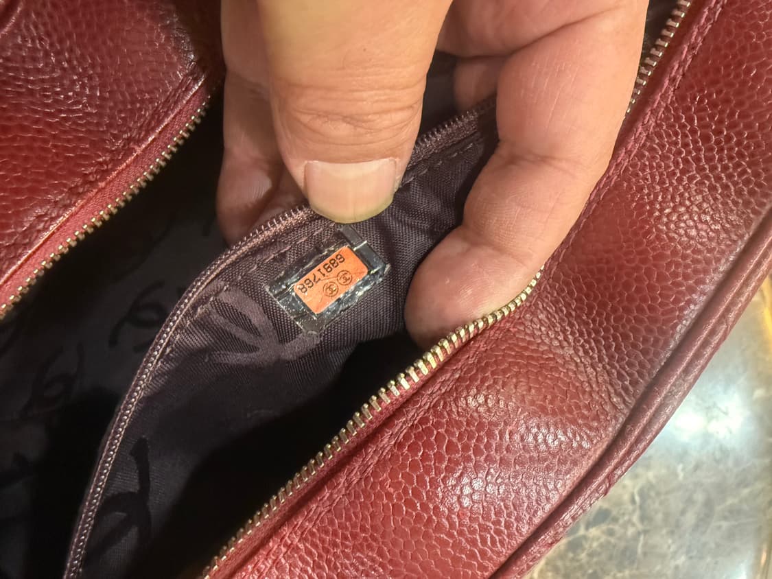 정품 샤넬 쉐프론 캐비어 체인 숄더백 팝니다 상품이미지10