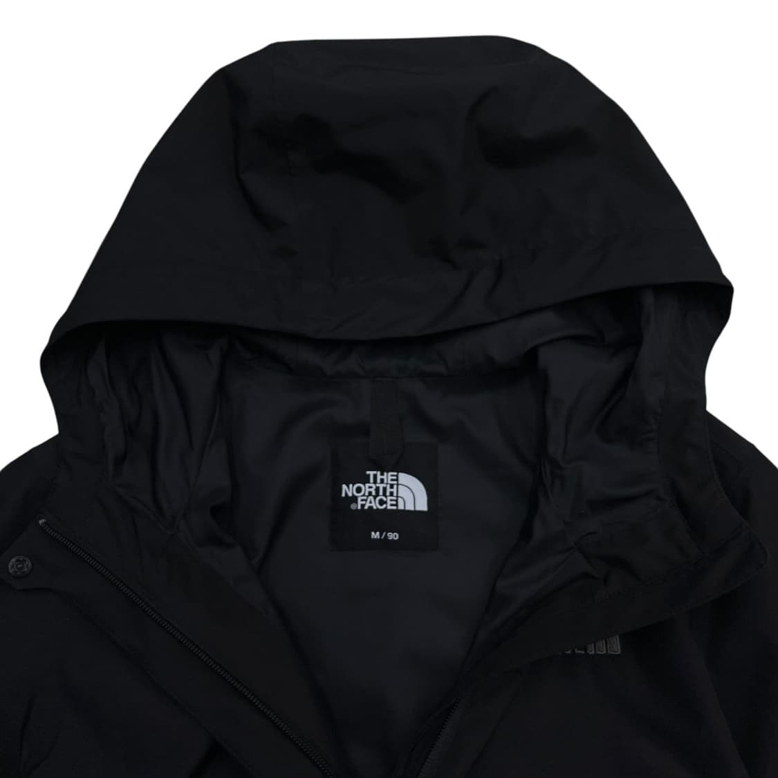 노스페이스 로고 블랙 후드 바람막이 90 상품이미지5