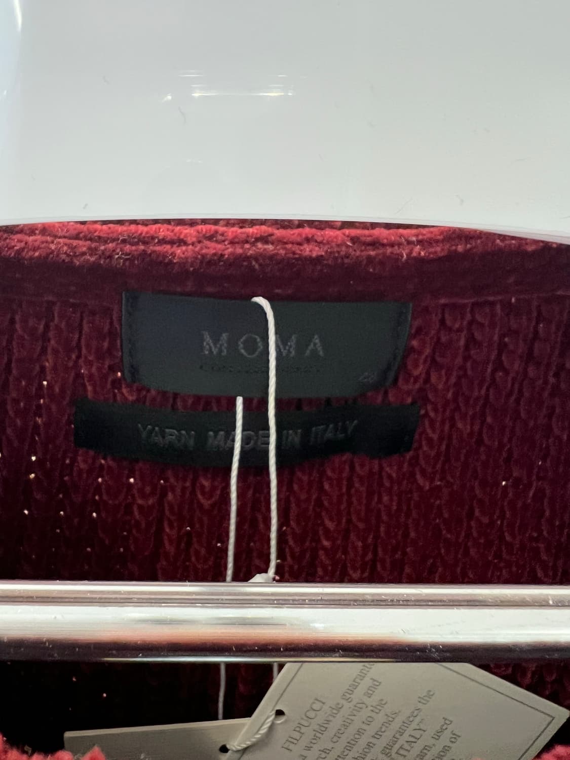 모마디자인 / 벨벳 와인니트 / 48 (100) 상품이미지4