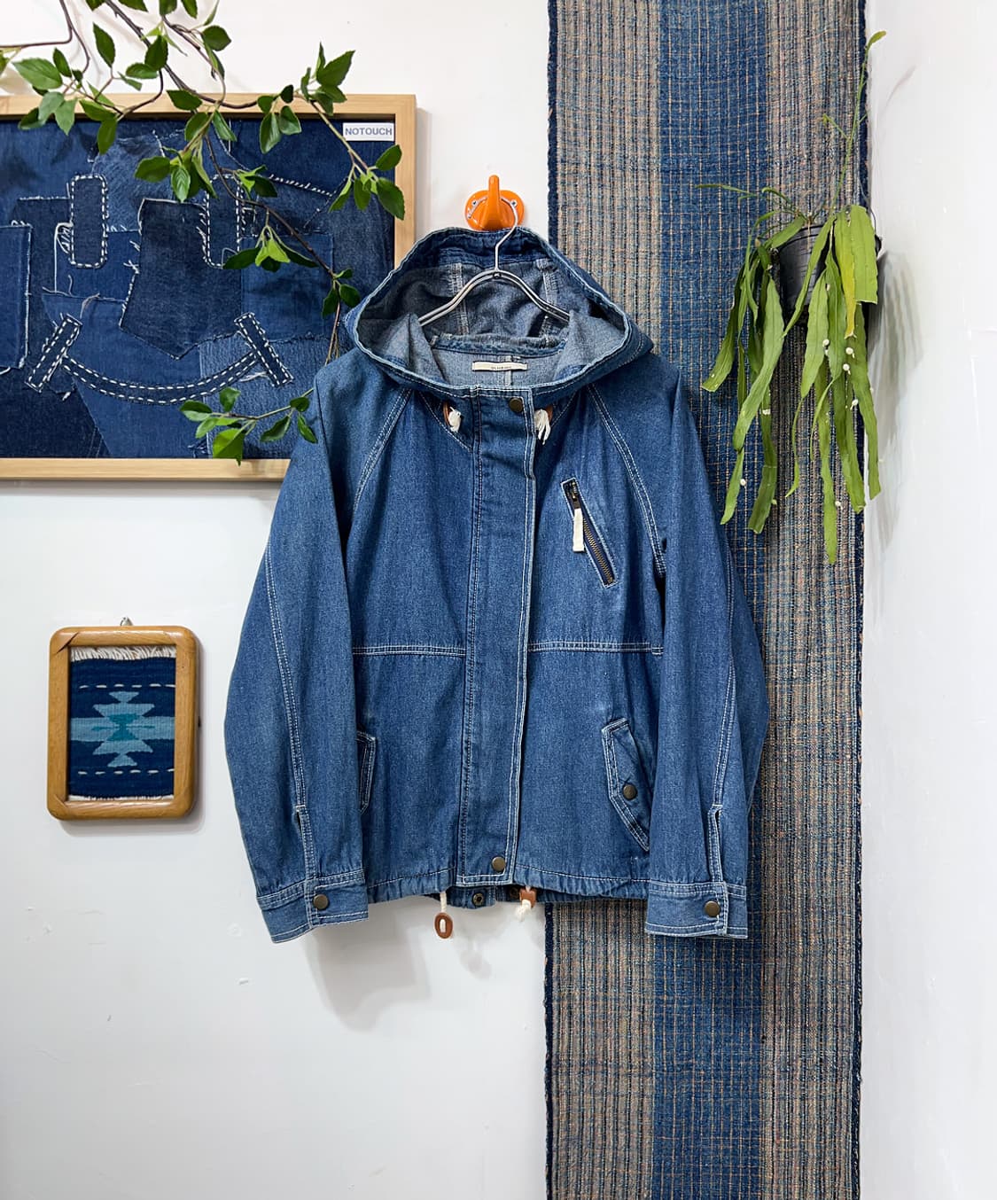 👧🏻OLIVEdesOLIVE Denim Hooded Jacket 상품이미지1