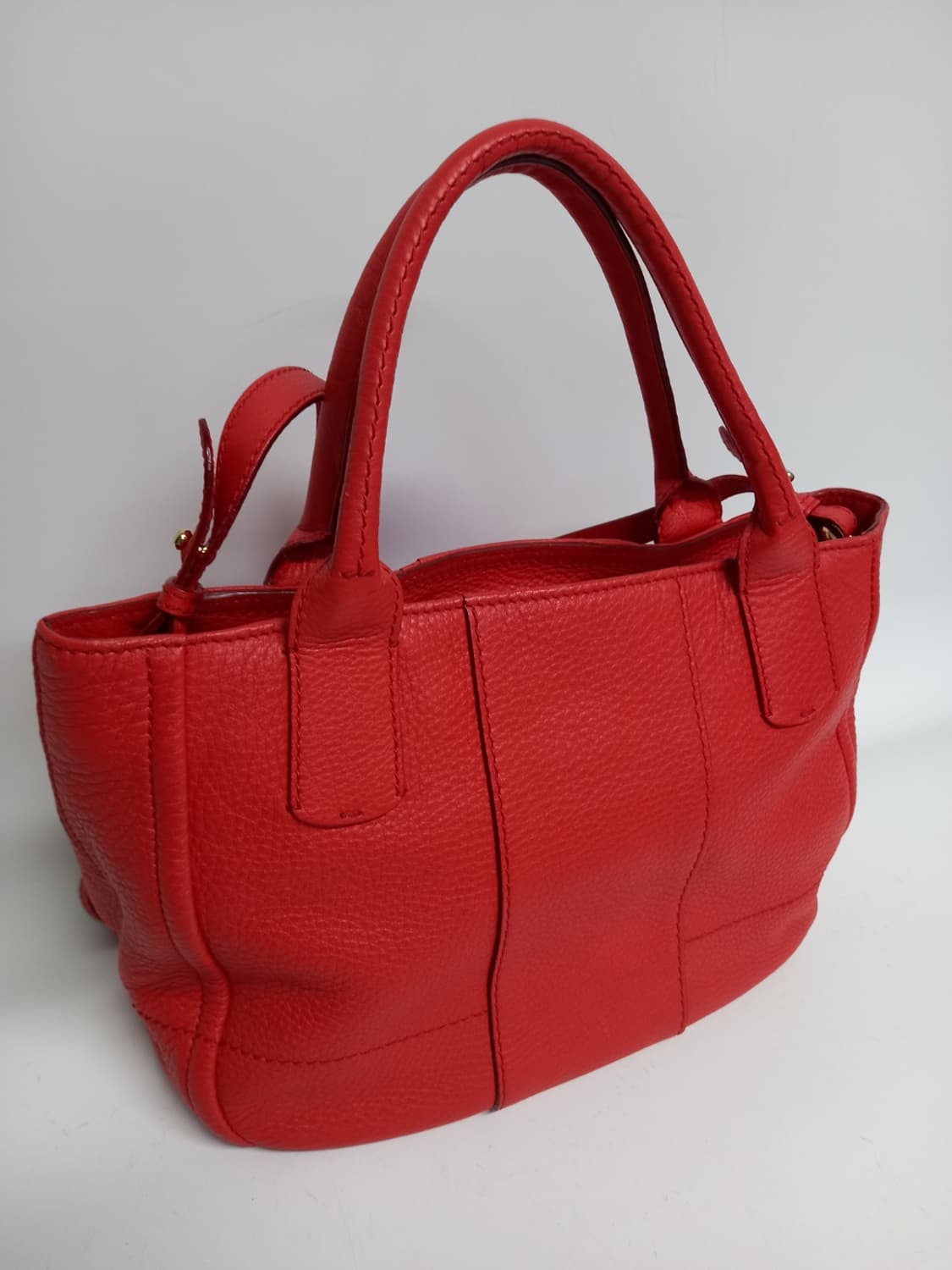 페레가모 ferragamo 주황 레더 간치니 토트겸숄더 상품이미지5