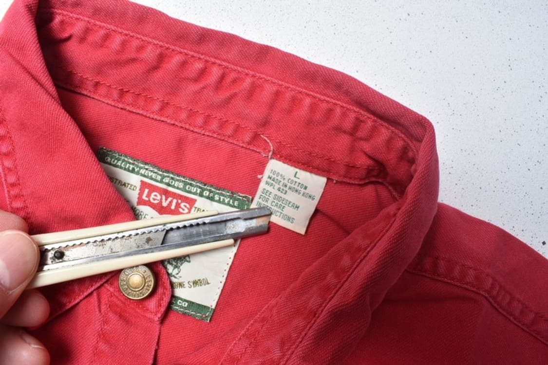 90S 빈티지 리바이스 워크 셔츠 남방 L N0880 상품이미지9