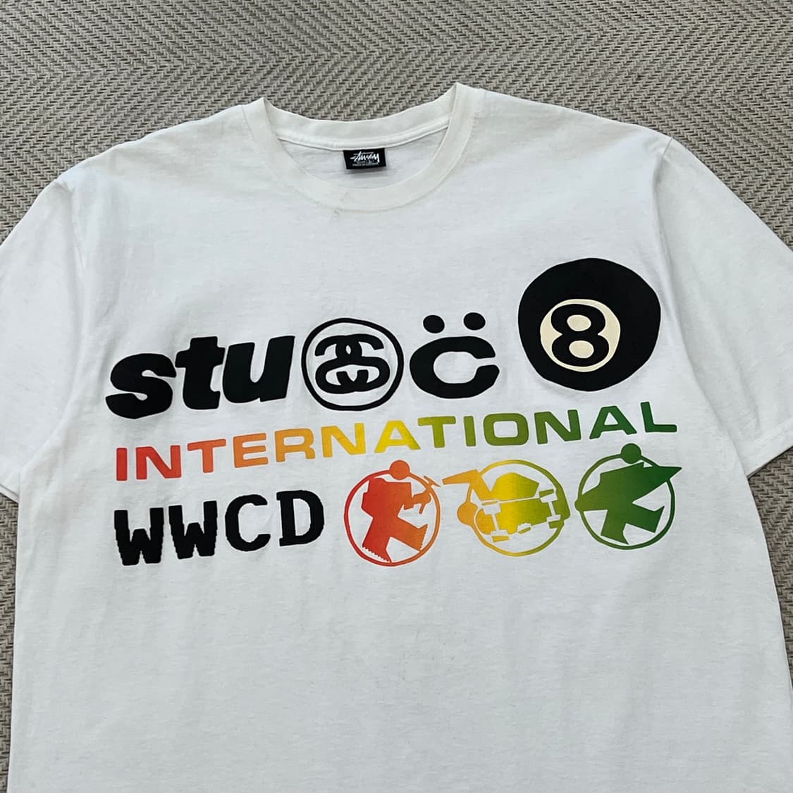 스투시 X cpfm 인터네셔널 반팔티 r3264 상품이미지3