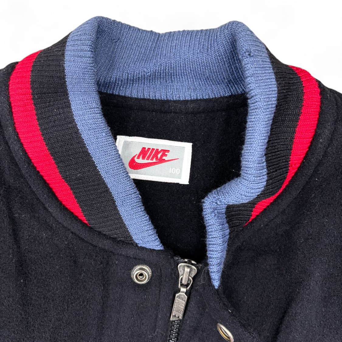 90's 나이키 에어 울 바시티 자켓 상품이미지6