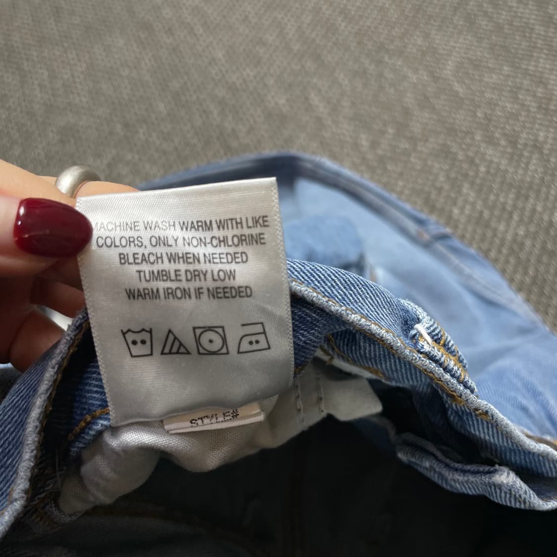 (32) 블루마운틴 연청 백카펜터 데님 팬츠 상품이미지9