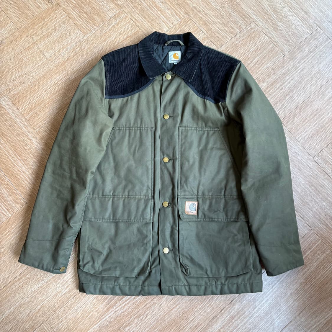 칼하트 올리브 쉘터 코트 상품이미지1