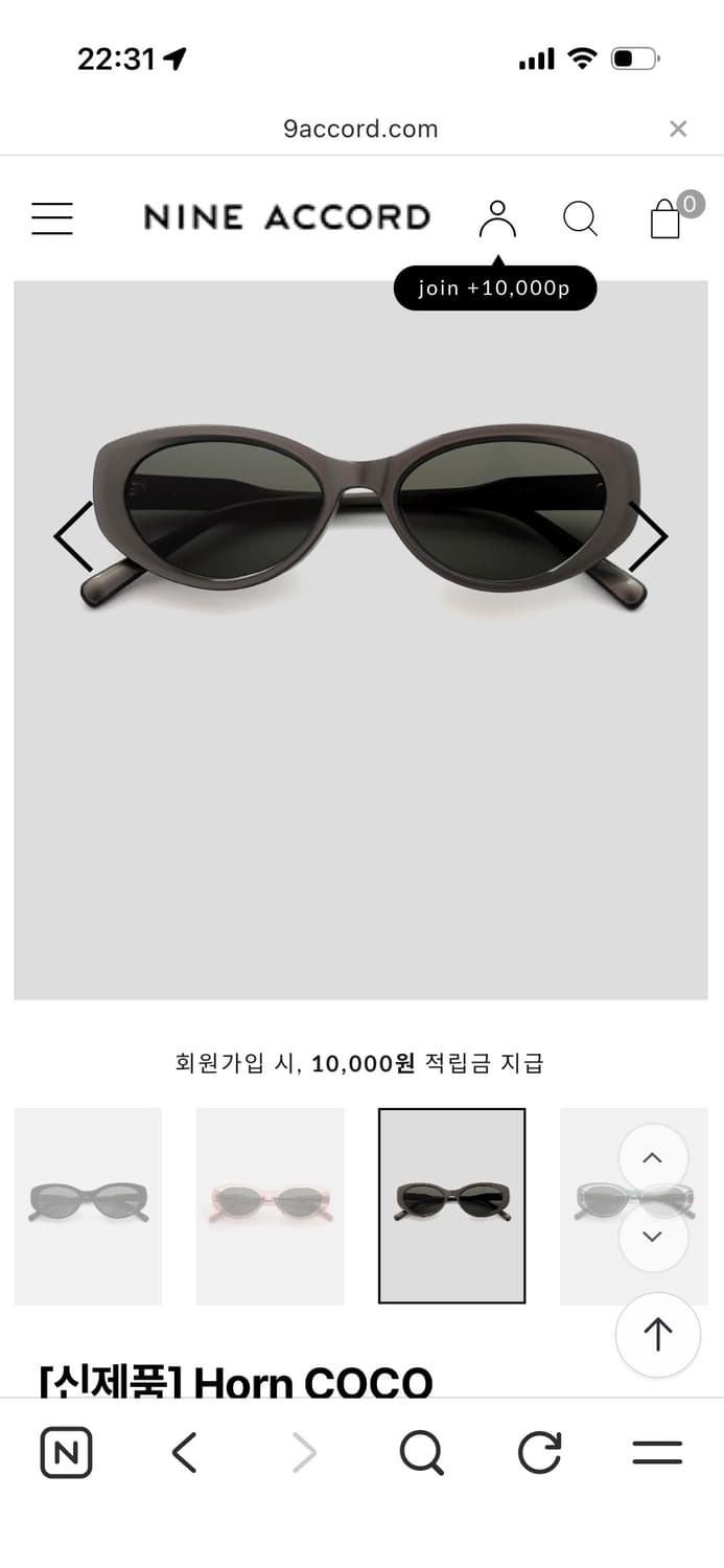 nine accord선글라스 상품이미지1