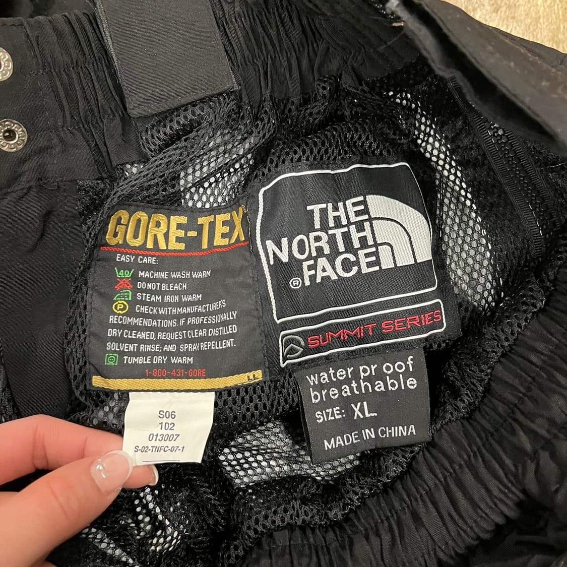[정품/XL] 노스페이스 블랙 Summit 스키 바지 b14 상품이미지4