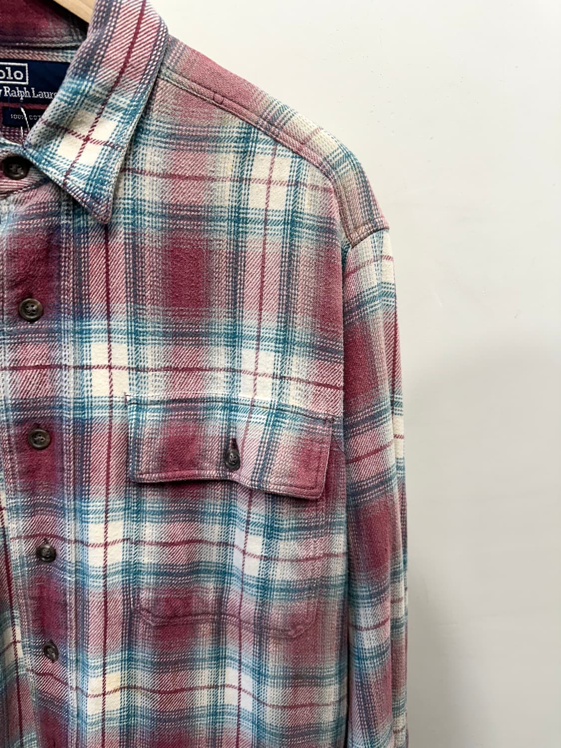 폴로 랄프로렌 플래드 체크 셔츠 상품이미지3