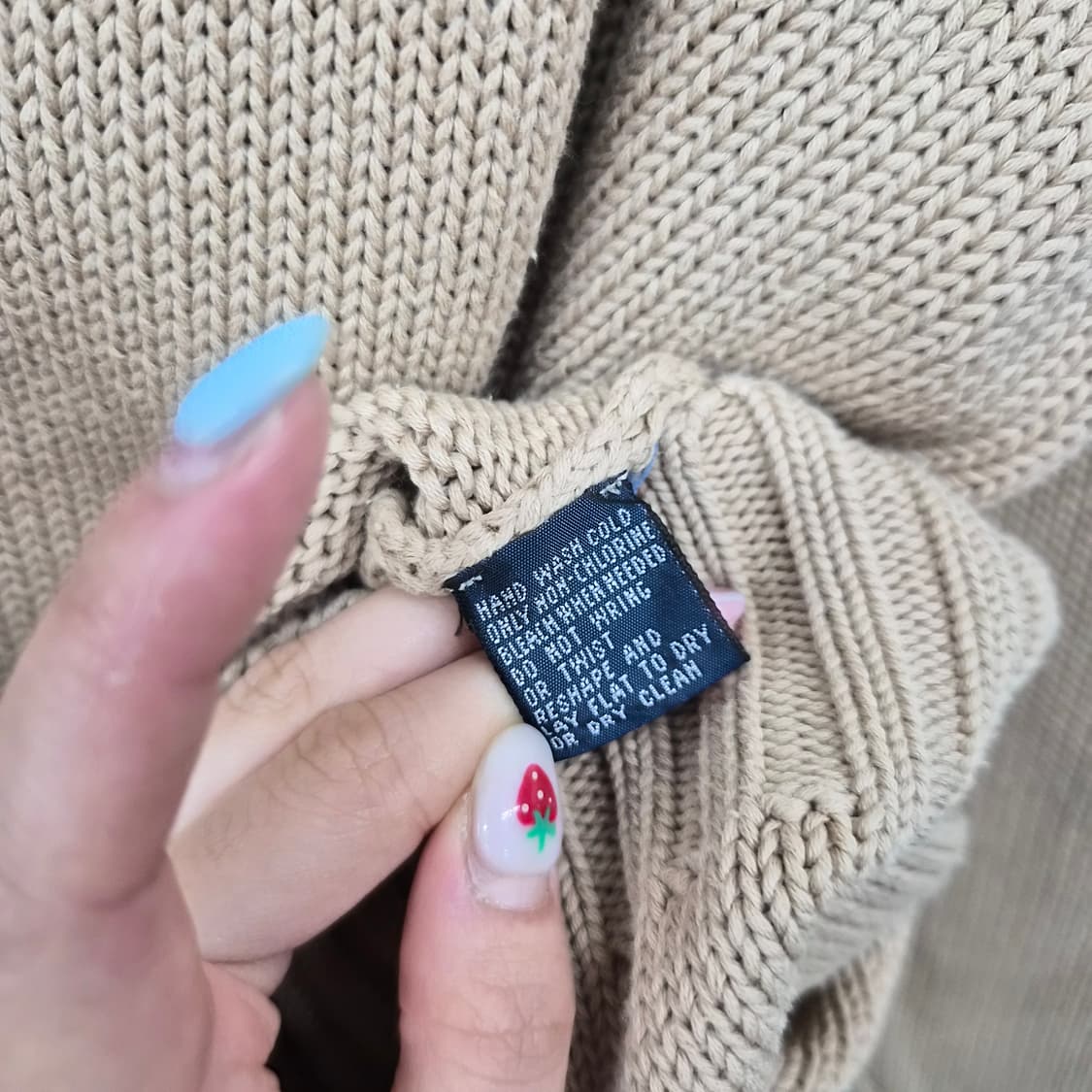 폴로 랄프로렌 베이지 니트 스웨터 남성 2XL 상품이미지5