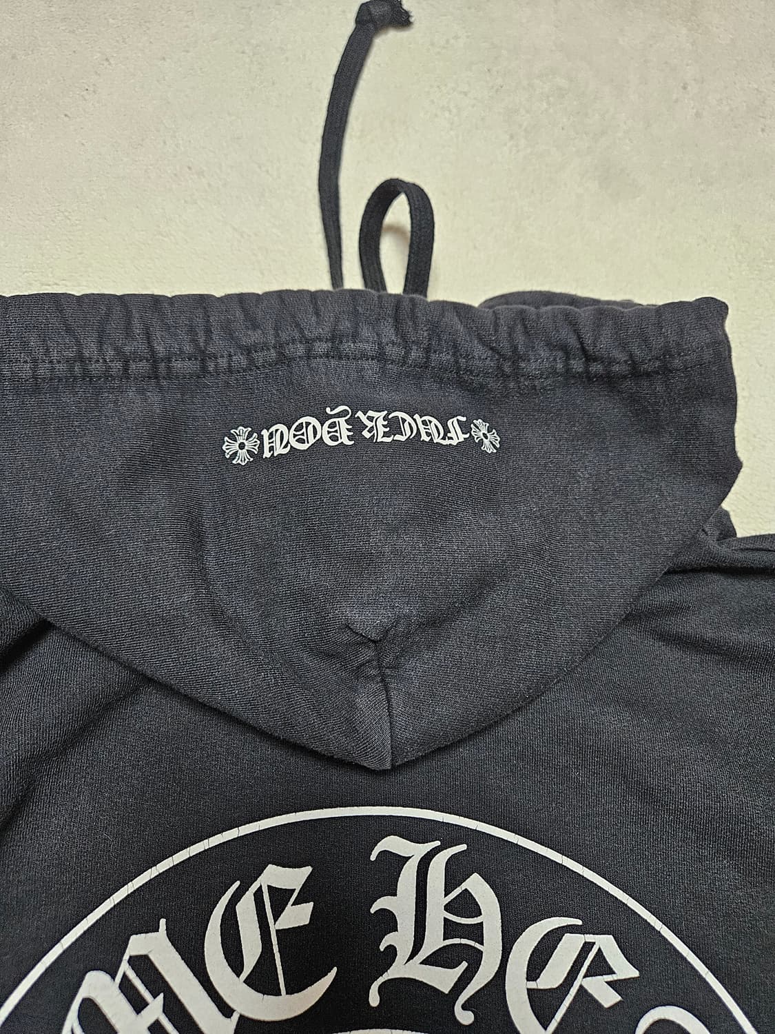 [XXL] 크롬하츠 홀스슈 플로랄 퍽유 후드티 상품이미지5