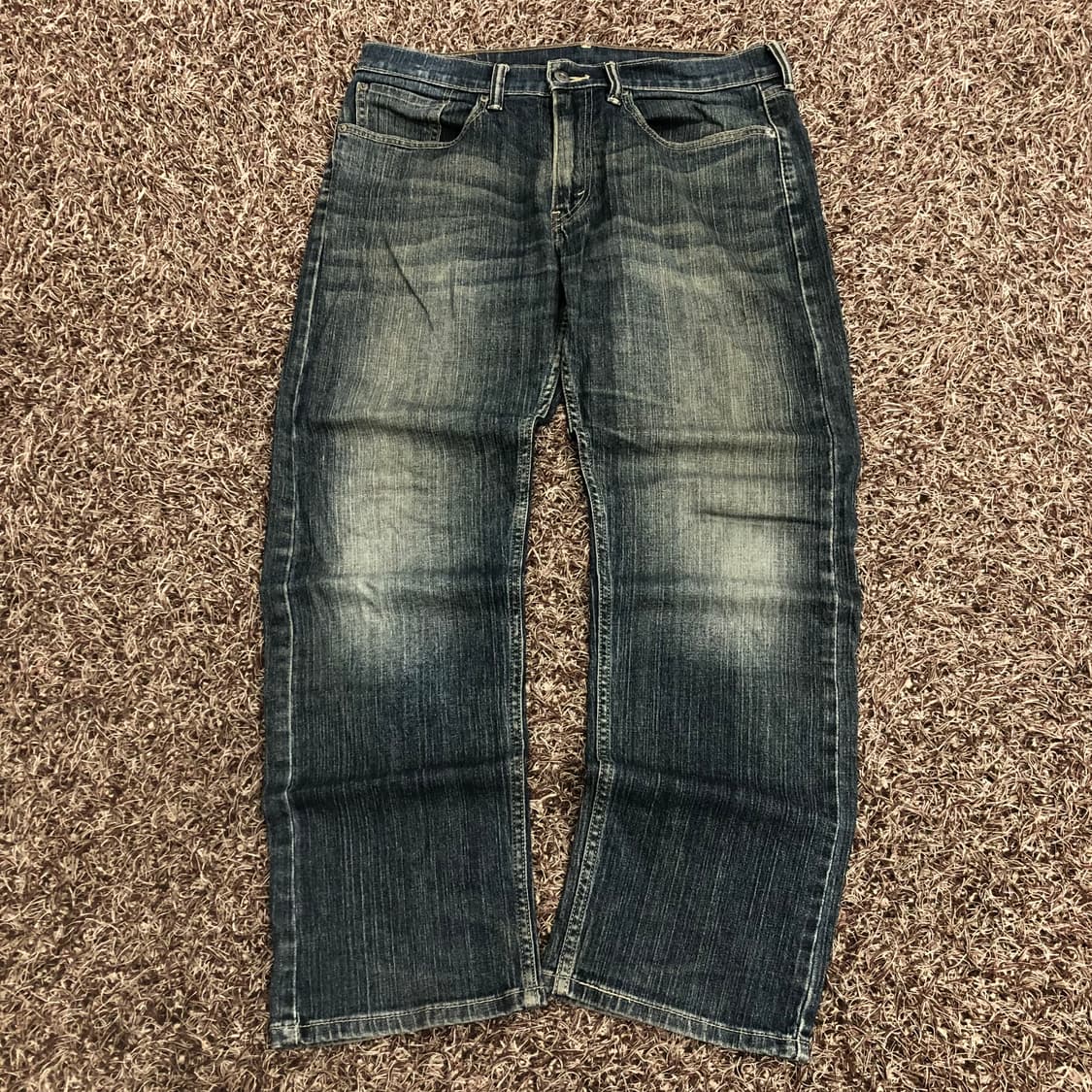 리바이스 505 워싱 데님 팬츠 상품이미지2