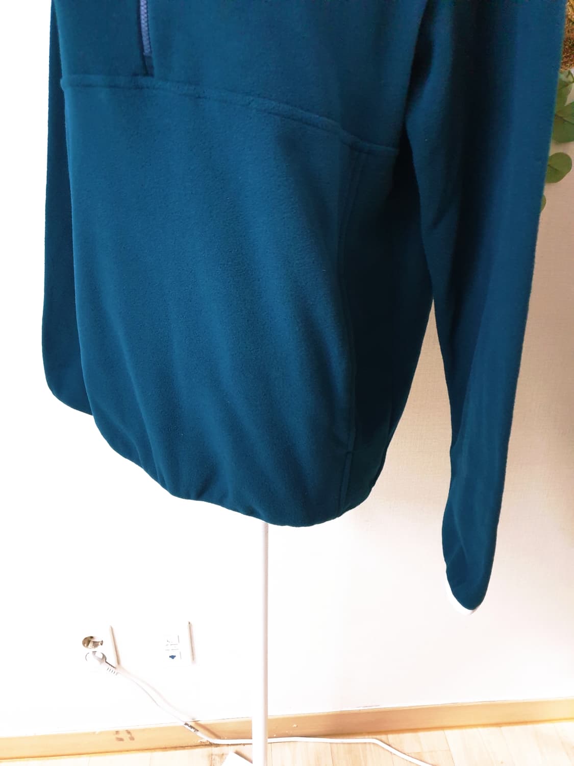 르꼬끄골프 24FW 남성후리스 아노락 티셔츠 95 청록  상품이미지8