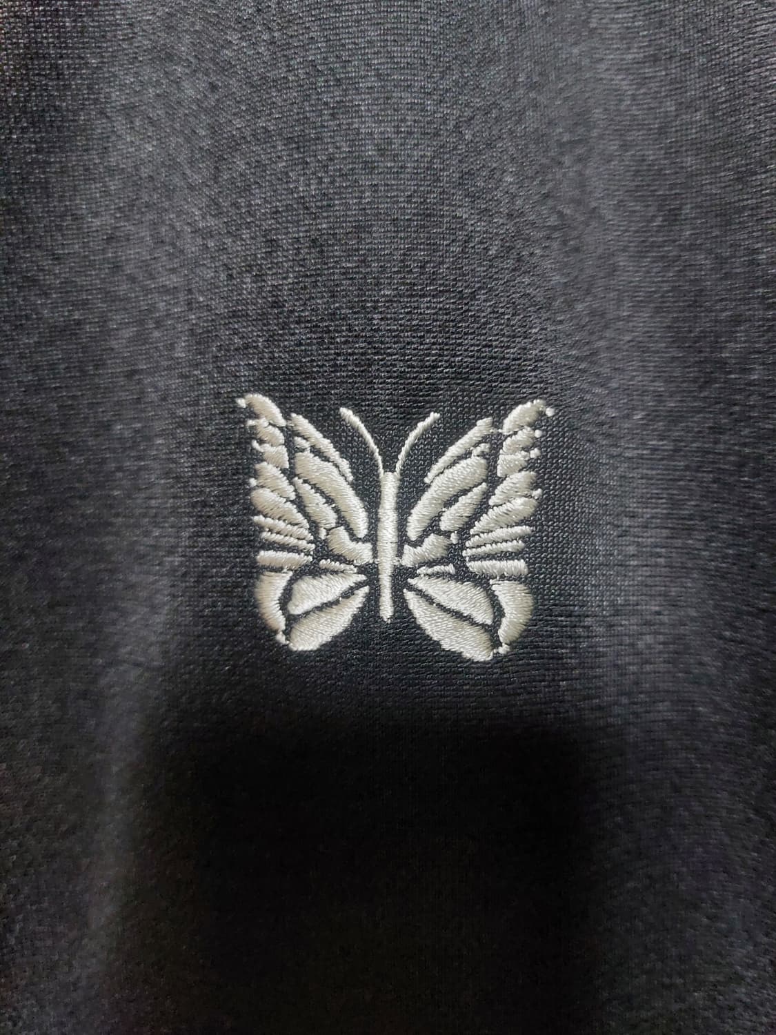 [XL] 니들스 트랙 자켓 폴리 스무스 블랙 화이트 별주  상품이미지3