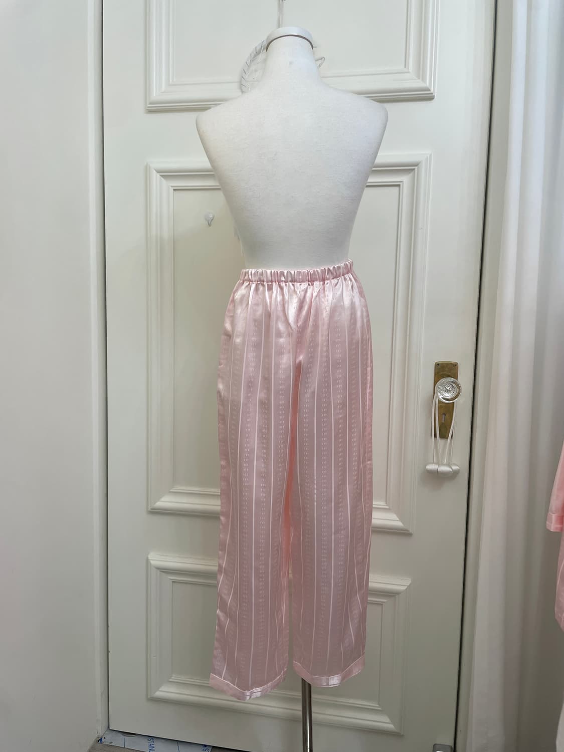 pink embroidery point pajama set(size-M) 상품이미지8