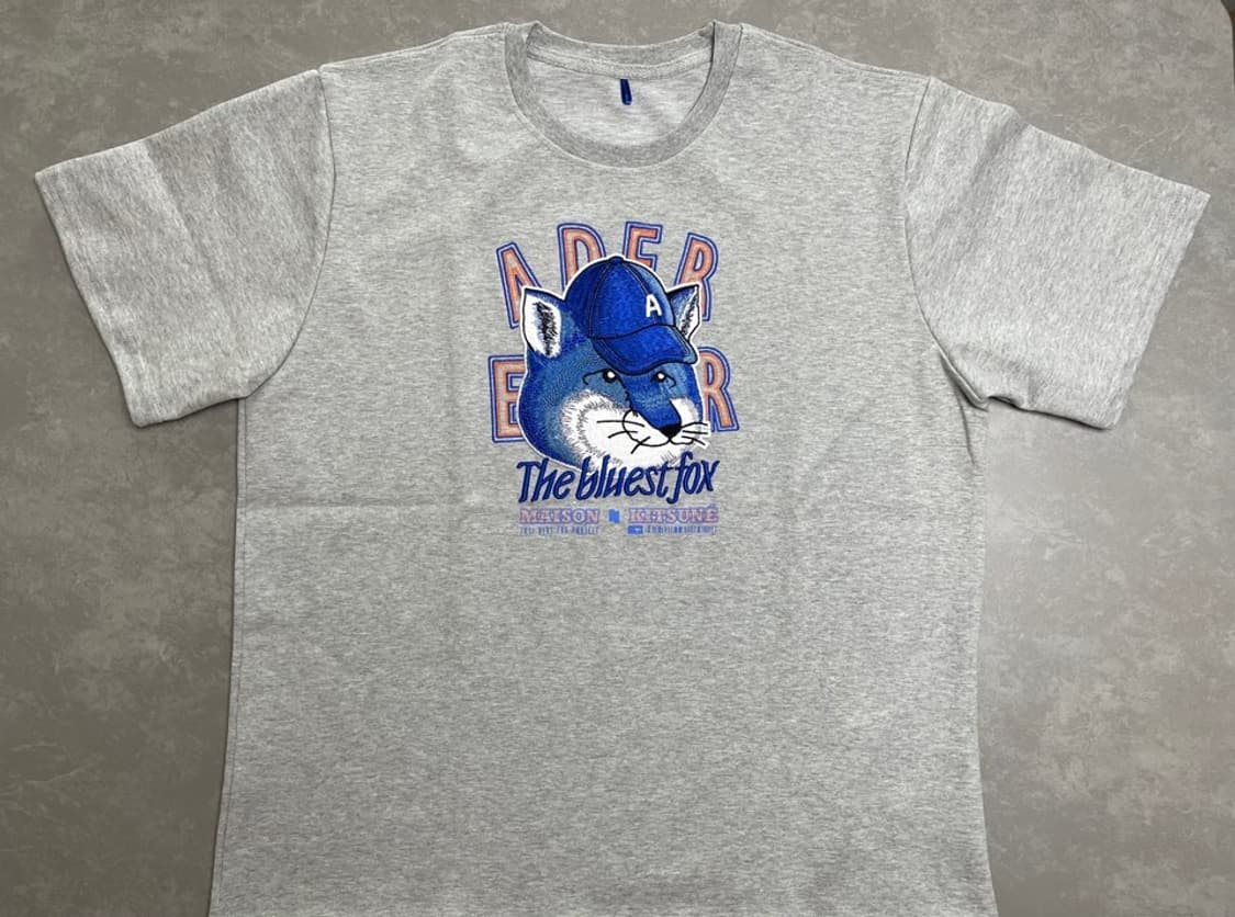 아더에러X메종키츠네 더 블루이스트 폭스 반팔 상품이미지2