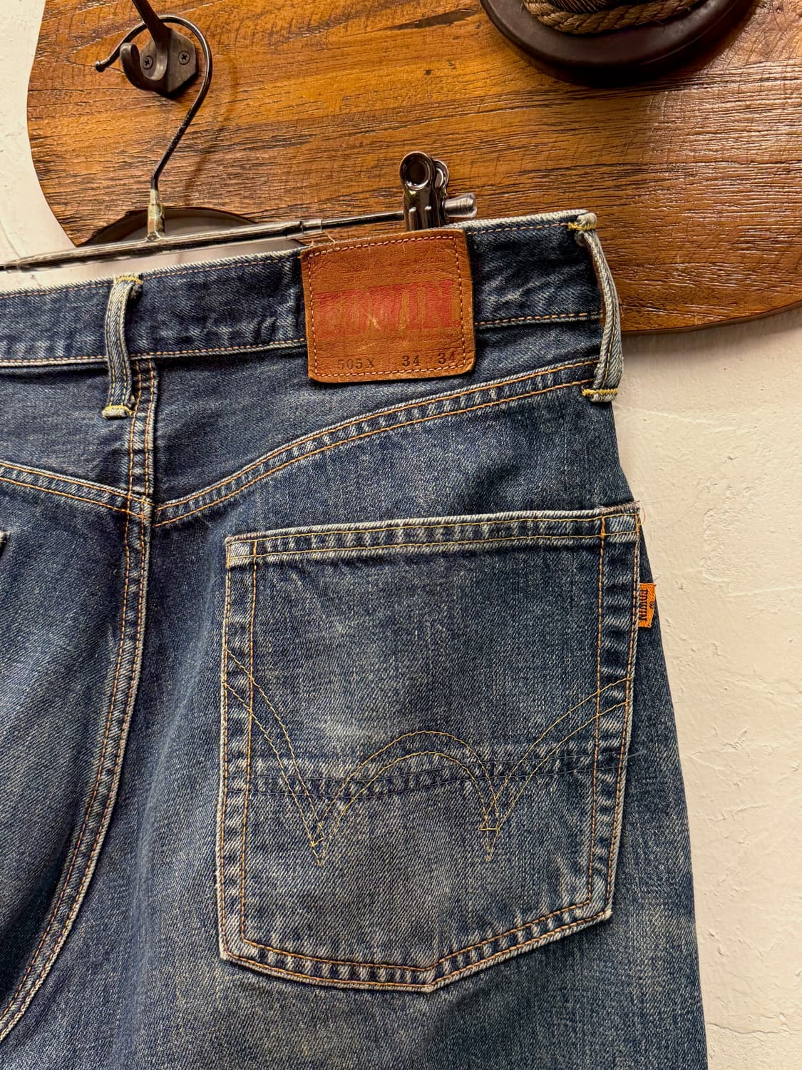 Japan EDWIN 505X Selvedge Straight Denim 상품이미지3
