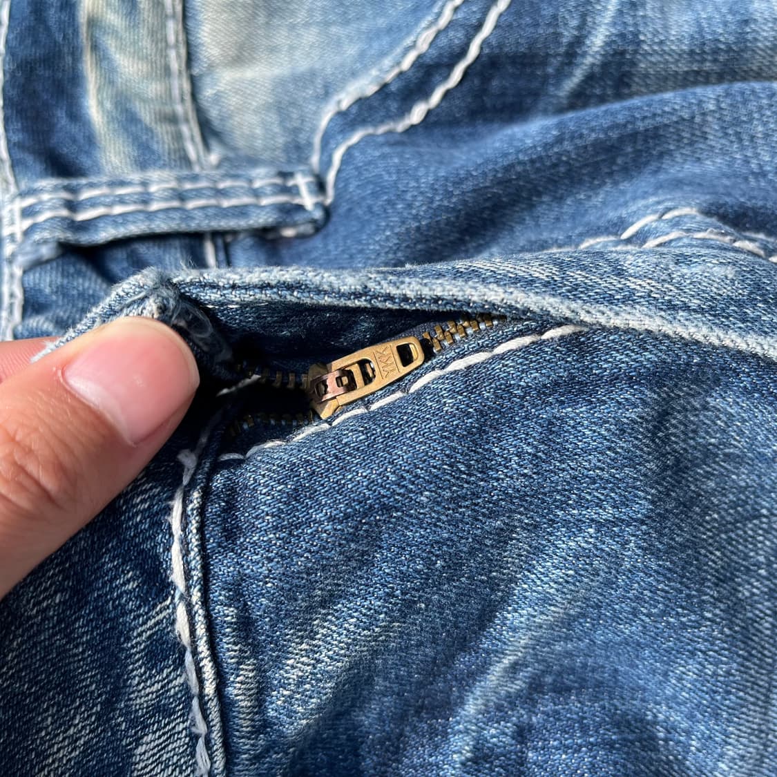 [34] 에비수 빅로고 데님 팬츠 상품이미지6