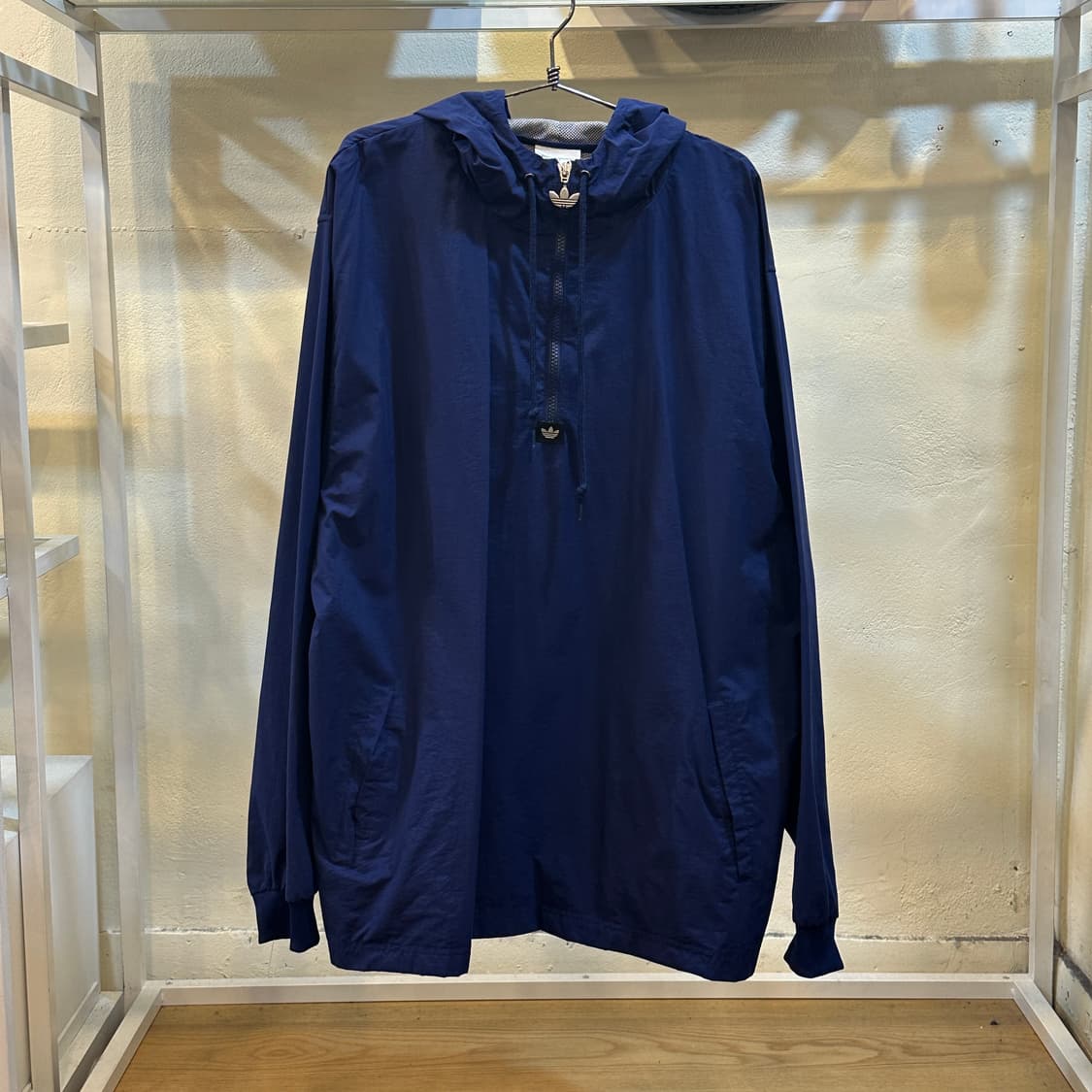 아디다스 네이비 아노락 후드 바람막이 L 상품이미지1