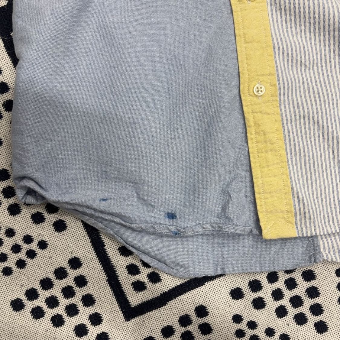 폴로 랄프로렌 멀티컬러 옥스포드 반팔 셔츠 XL P00076 상품이미지5