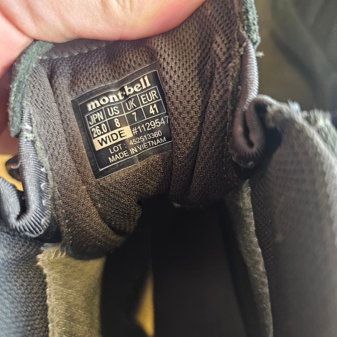 260 몽벨 고어텍스 등산화 상품이미지5