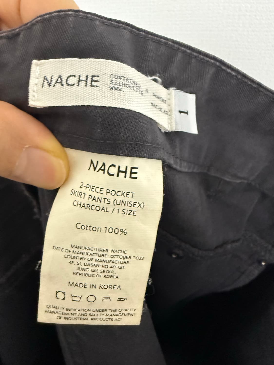 NACHE 나체 투피스 포켓 팬츠 상품이미지7