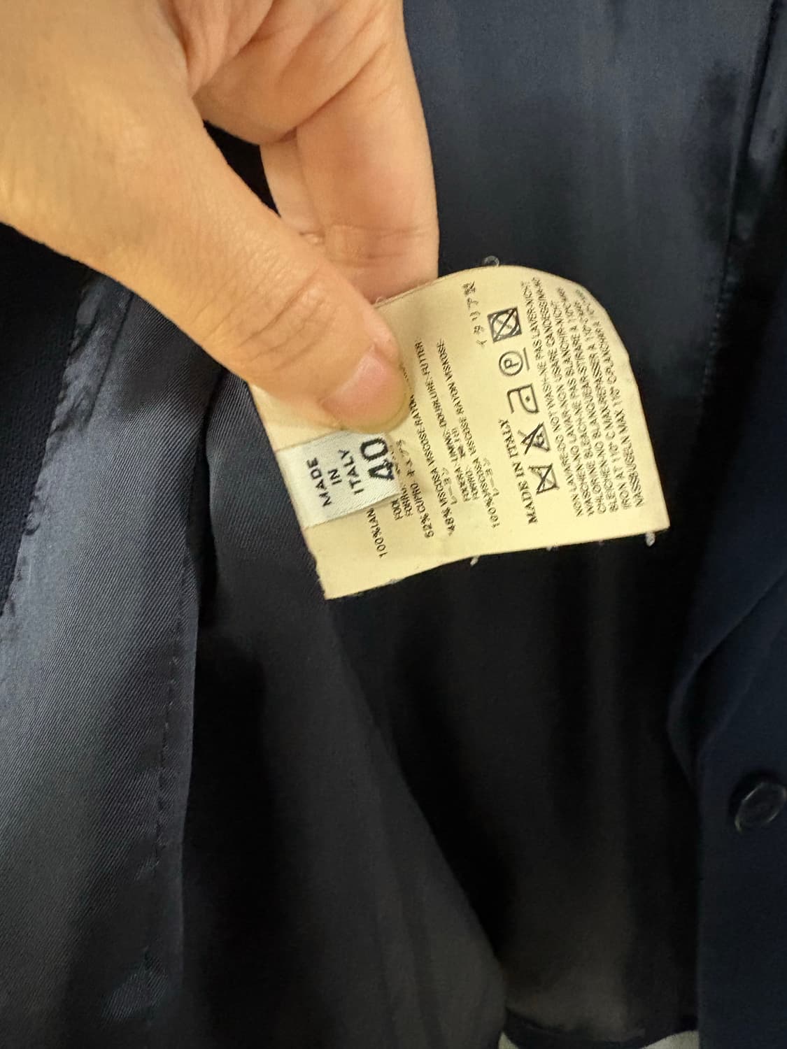 마르지엘라 4번라인 네이비 자켓 상품이미지4