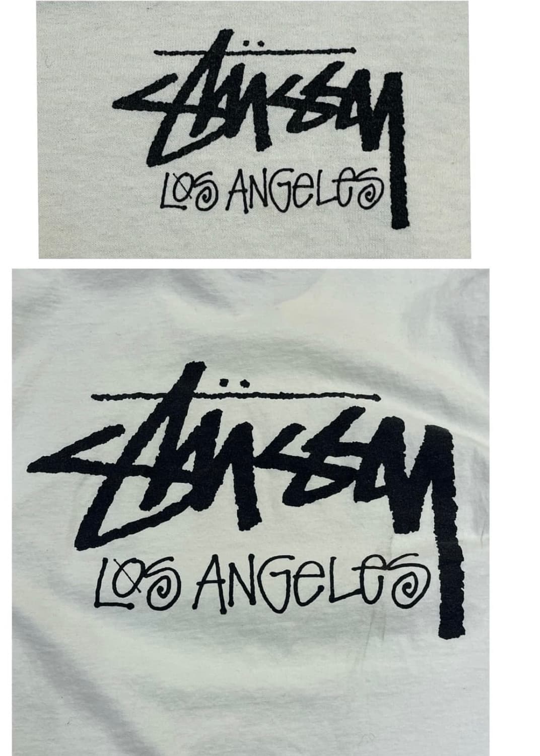 스투시 로스엔젤레스 반팔티 화이트 M #csz3659 상품이미지10