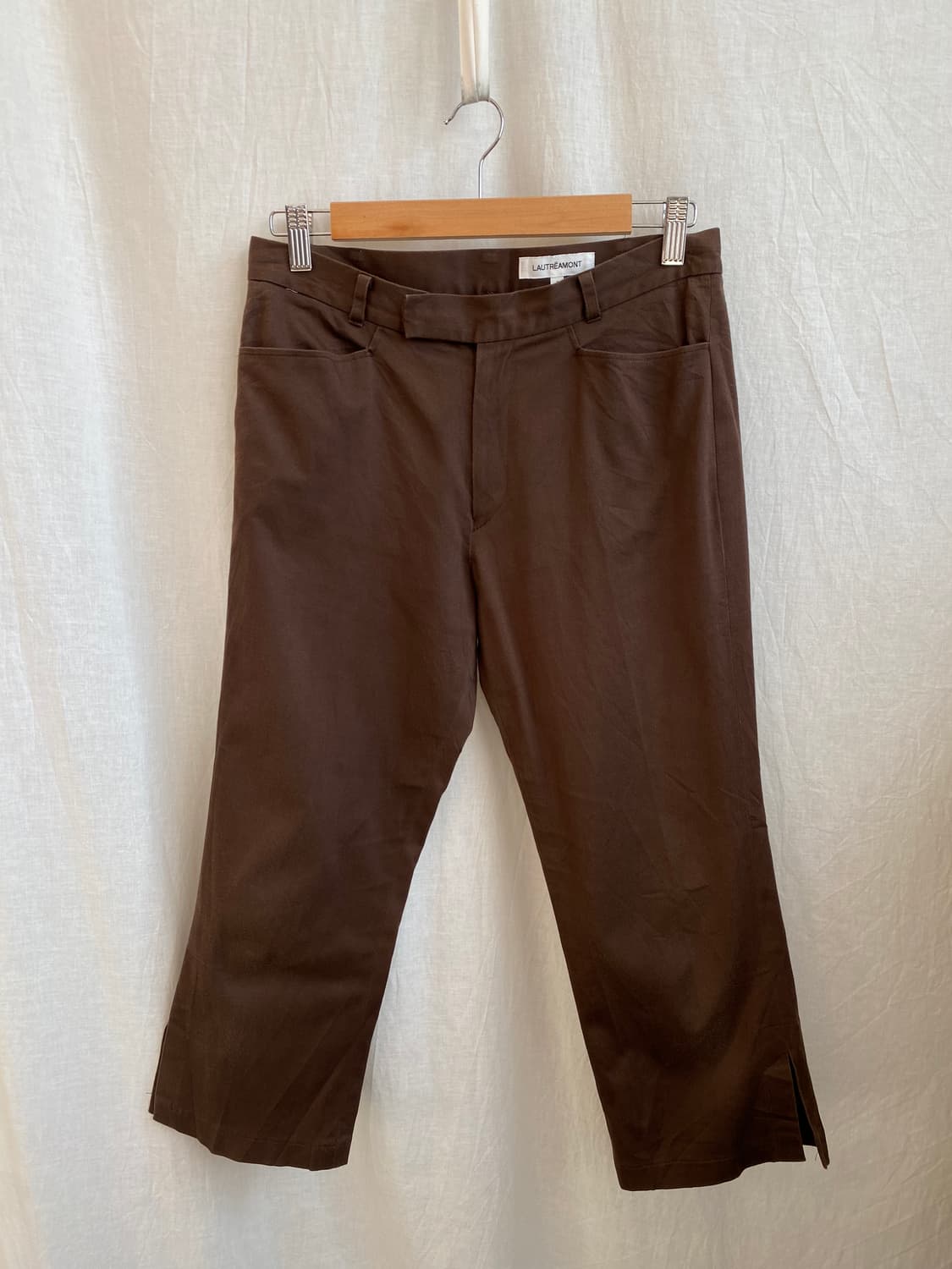 LAUTREAMONT 브라운 카프리팬츠(28) 상품이미지1