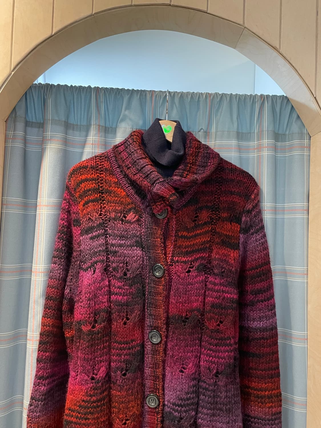 일본빈티지 히피모리 롱가디건 상품이미지4