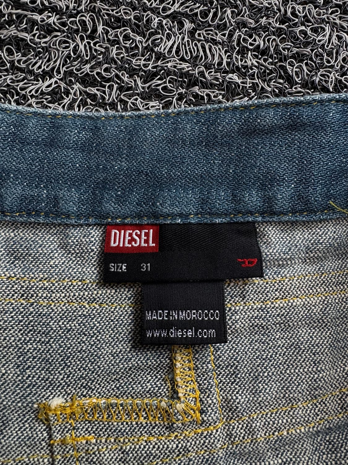 디젤 아카이브 데님 레이어드 스커트 3874 상품이미지4