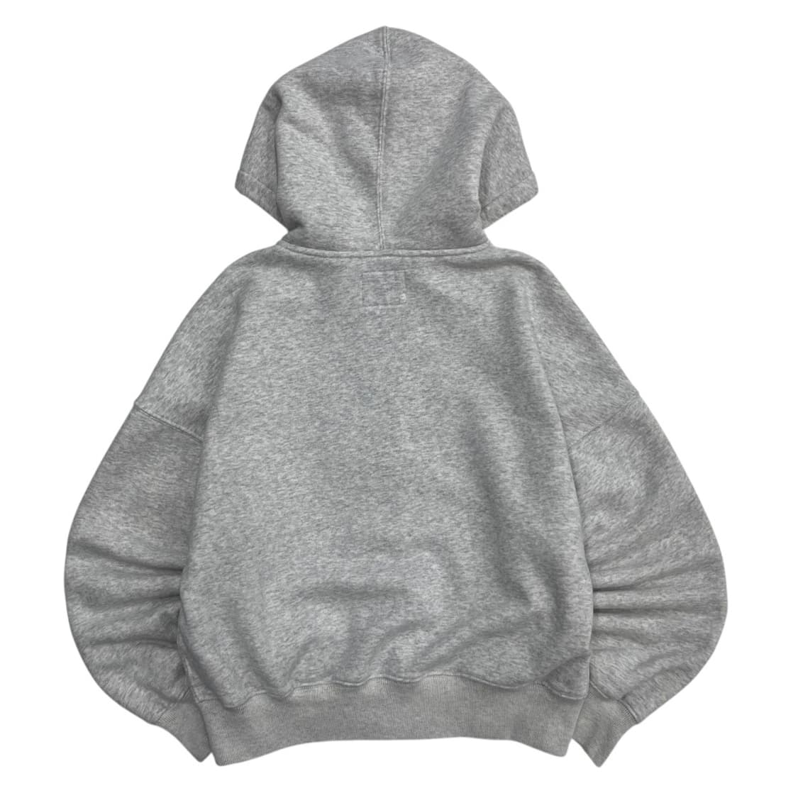 아베크롬비 레터링 센터로고 백멜란지 후드집업 S 상품이미지3