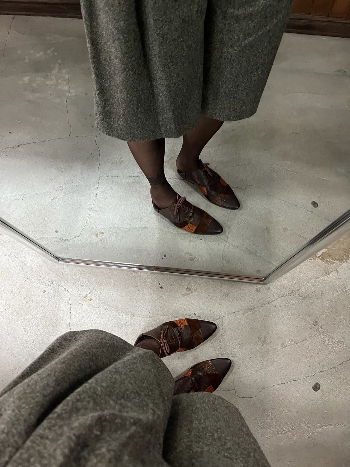 COMME DES GARCONS patchwork shoes 상품이미지2
