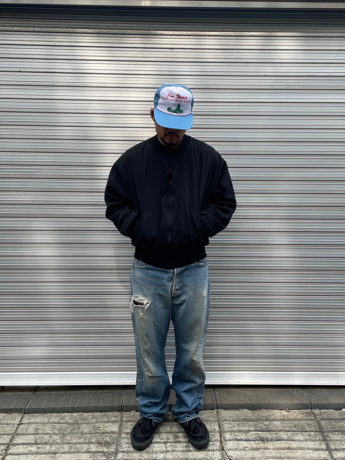 90s D.A.R.E Cotton Bomber Jacket(USA) 상품이미지6
