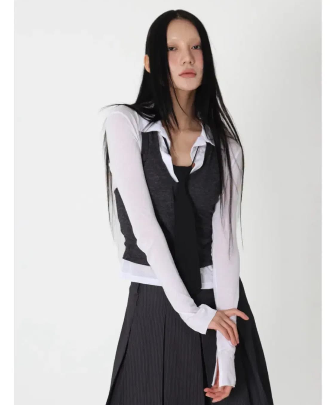 시오 서울 sio seoul 롱 슬리브 탑 long sleeve top 상품이미지2