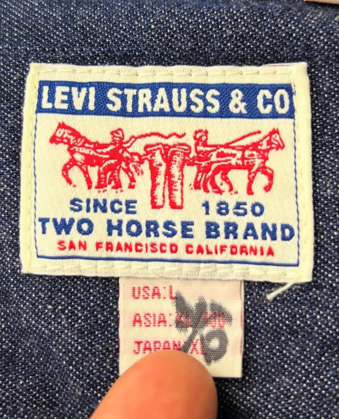 Levis 리바이스 데님 셔츠  상품이미지5