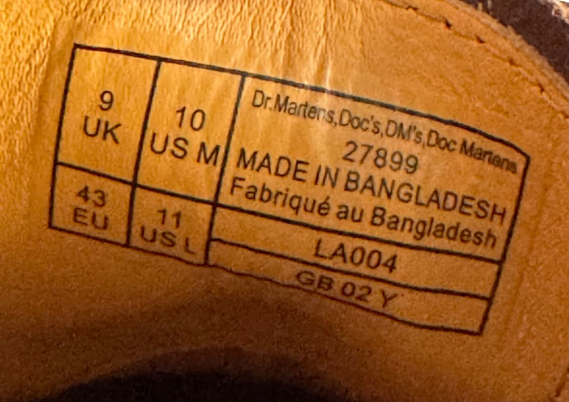 [280] 닥터마틴 1461 크레이지호스 벡스 상품이미지8