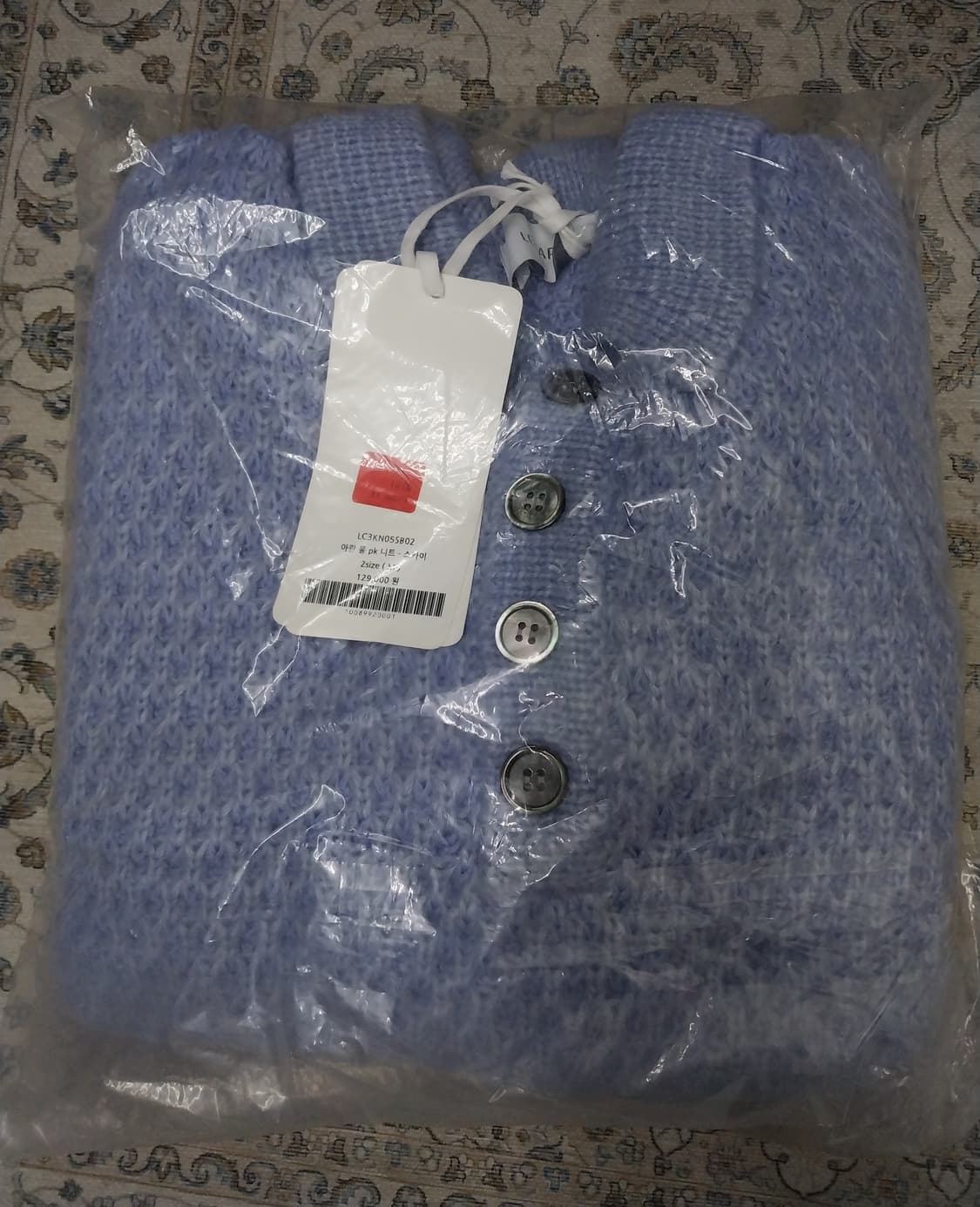 (새상품) 르마드 아란울 pk니트 스카이 2사이즈 상품이미지1