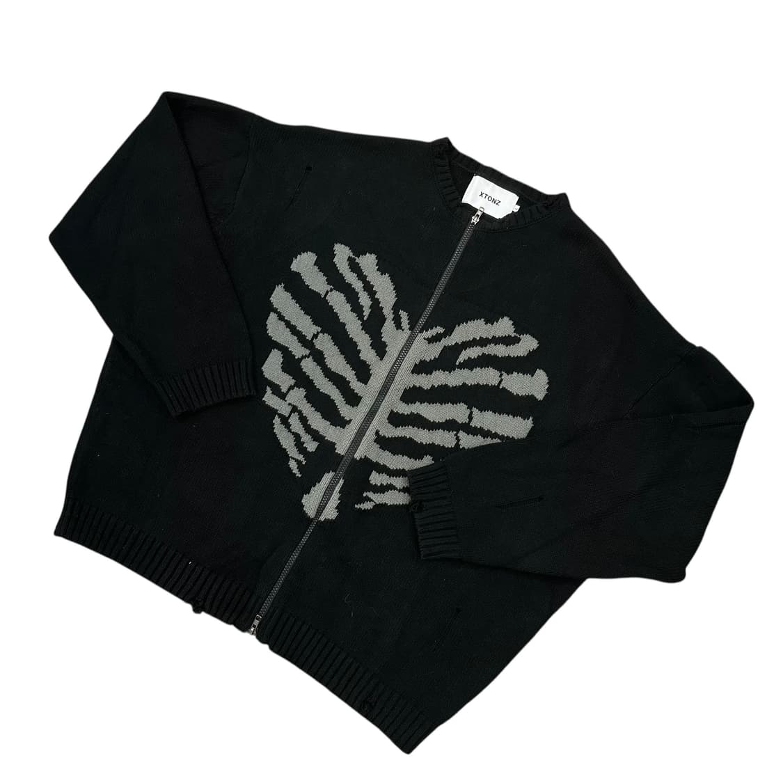 엑스톤즈 보운 니트집업 상품이미지3