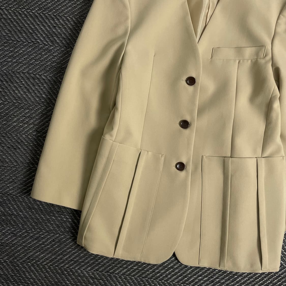 SLUB 우먼스 미니멀 블레이저 자켓 o 3125 상품이미지3