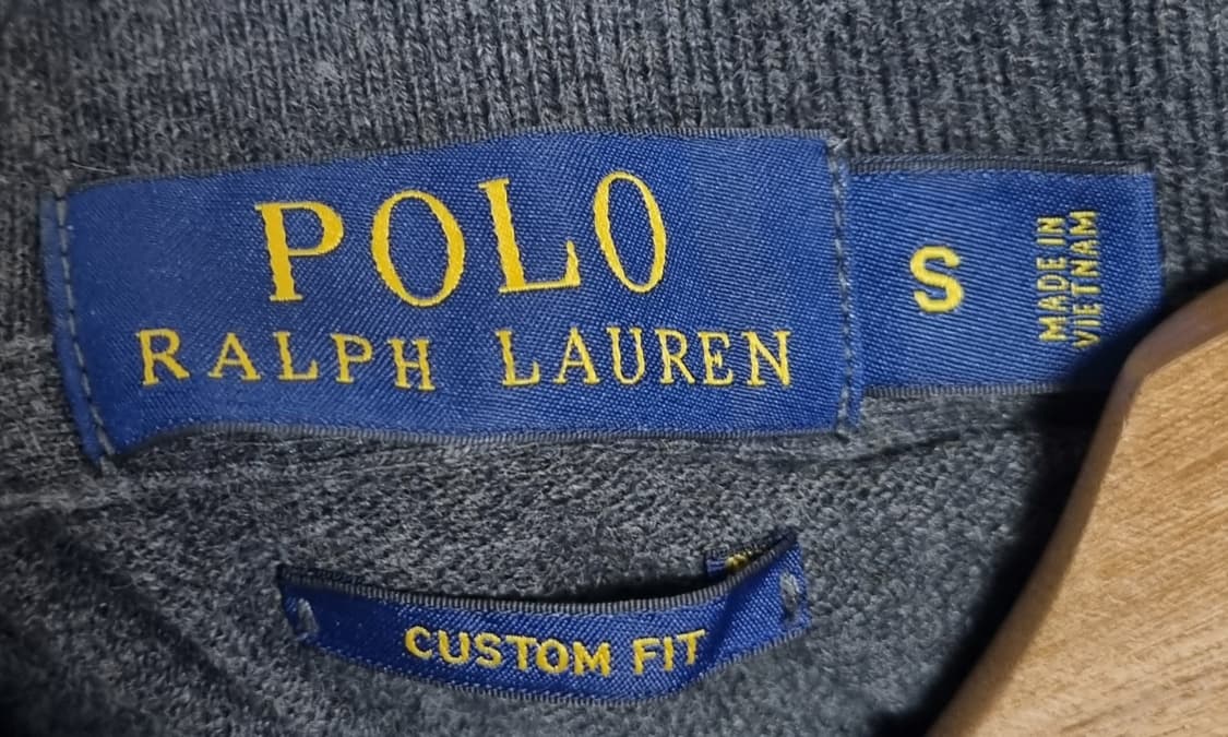 S ) 폴로랄프로렌 다크그레이 커스텀핏 PK 롱슬리브 긴팔티 상품이미지4