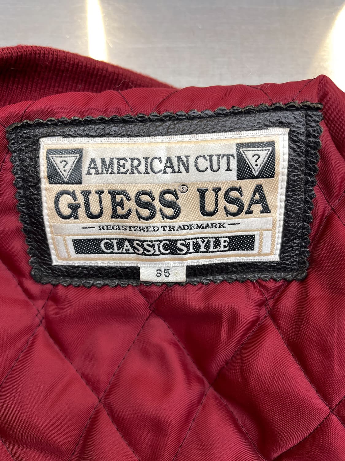 게스 90s 투어링 바시티 자켓 상품이미지8