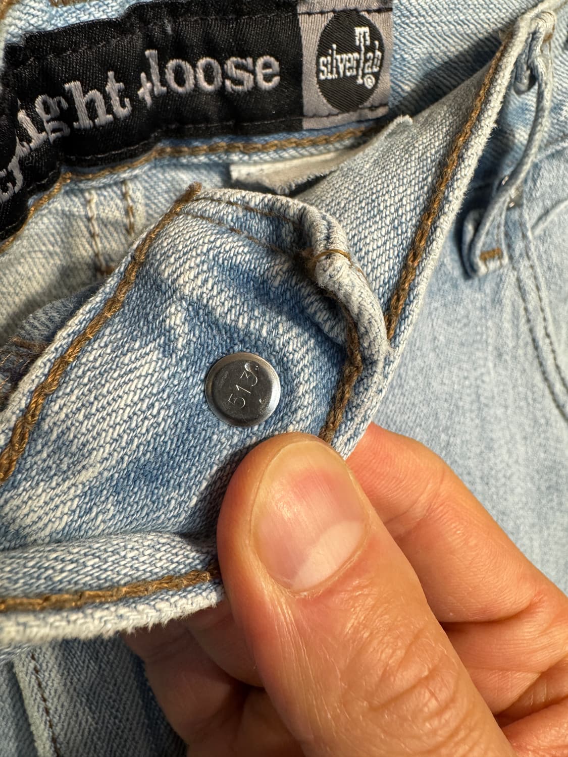 90s usa made levis silvertab denim pants 상품이미지5