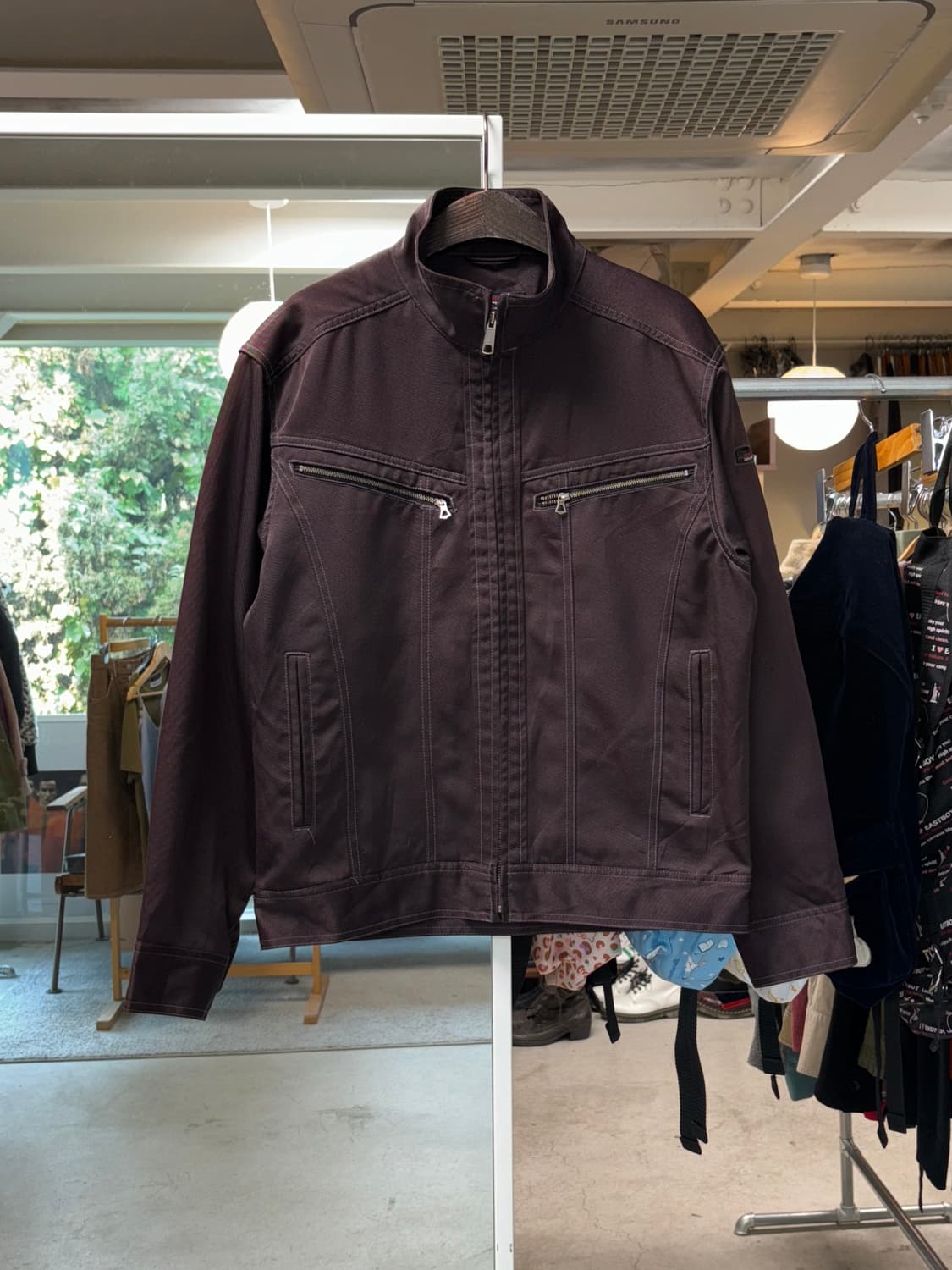 Cs club 마룬 워크자켓  상품이미지1