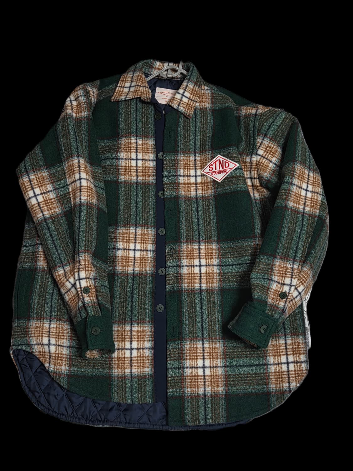 제너럴 아이디어 체크패딩셔츠 상품이미지2