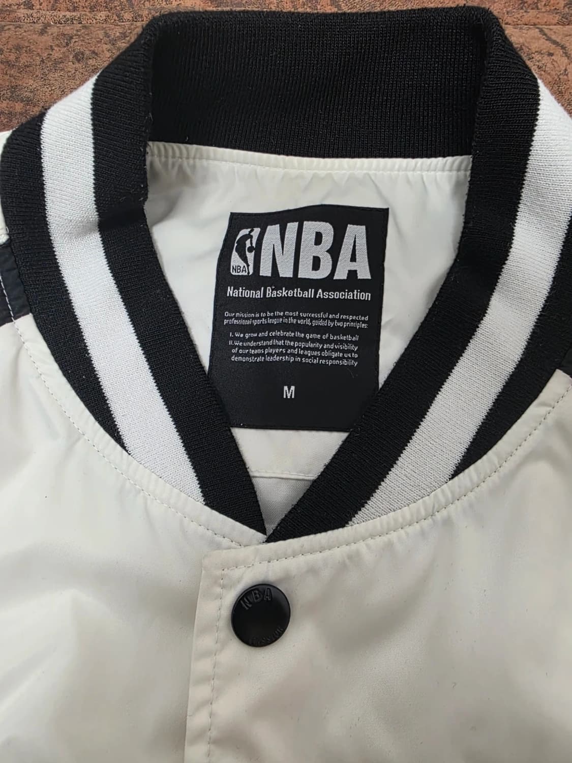 NBA 피닉스 선즈 고릴라 자수 바시티 자켓 스카잔 M 상품이미지2