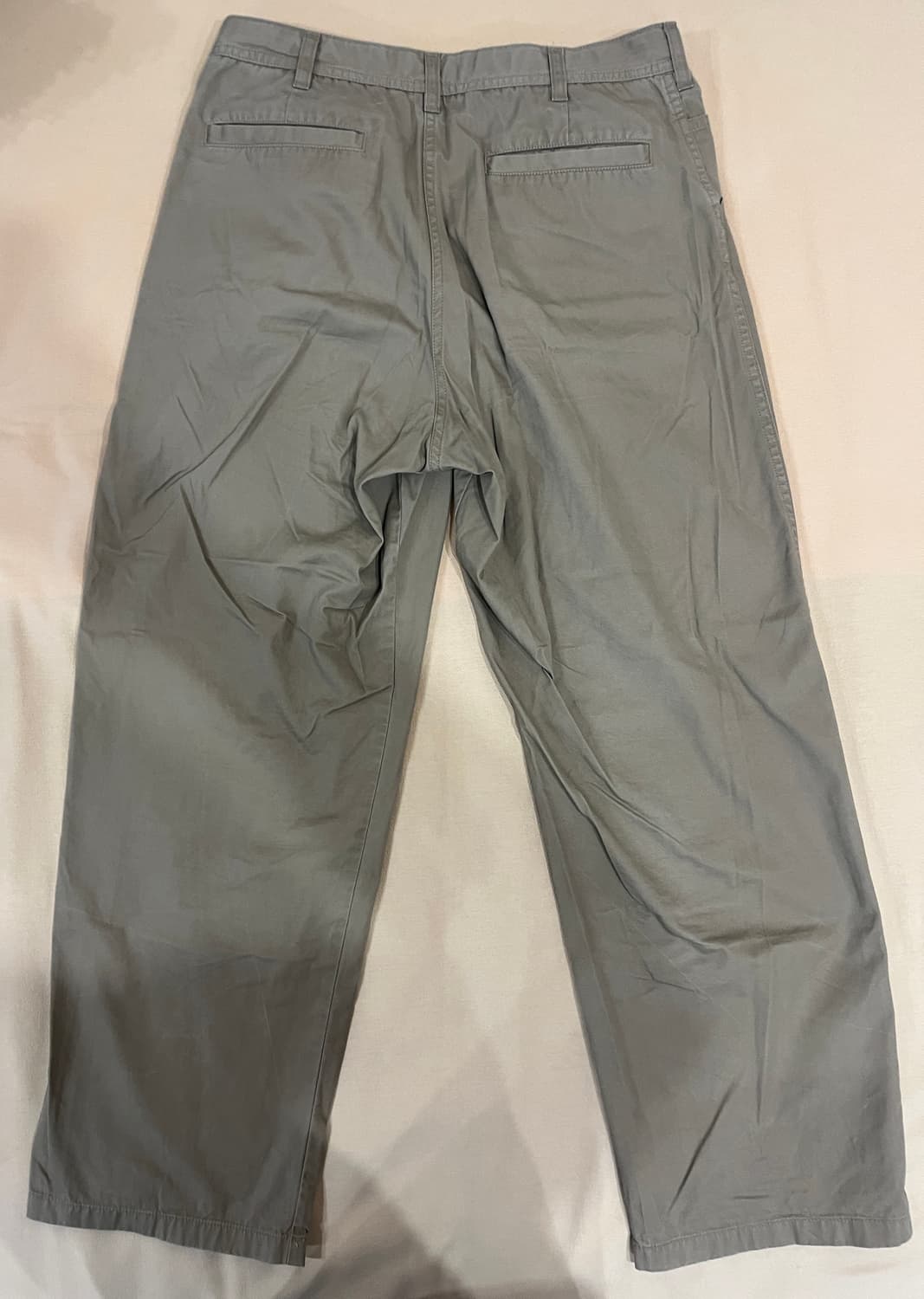 유니클로u 와이드핏치노팬츠(24ss) 상품이미지2