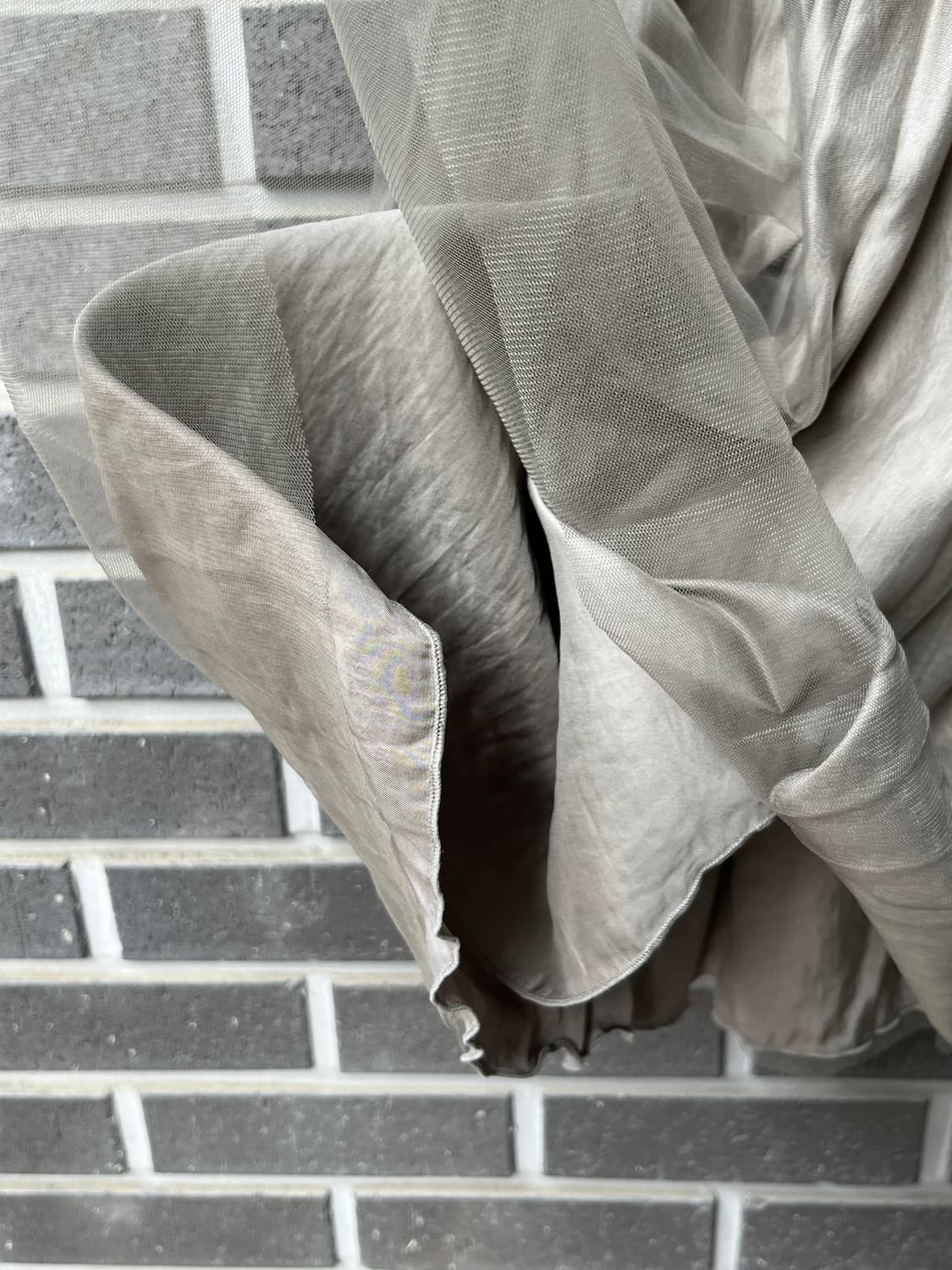 Rope 로페 튤 스커트 라이트 그레이 상품이미지10